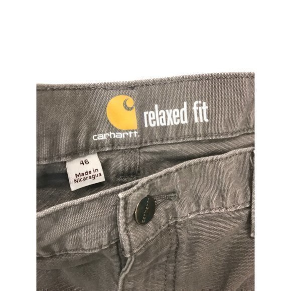 Carhartt Mens Size 46 Gray Relaxed‎ Fit Work Shorts 105514-039 - Picture 2 of 5